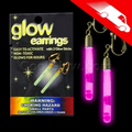 Glow Pendant Earrings Pink